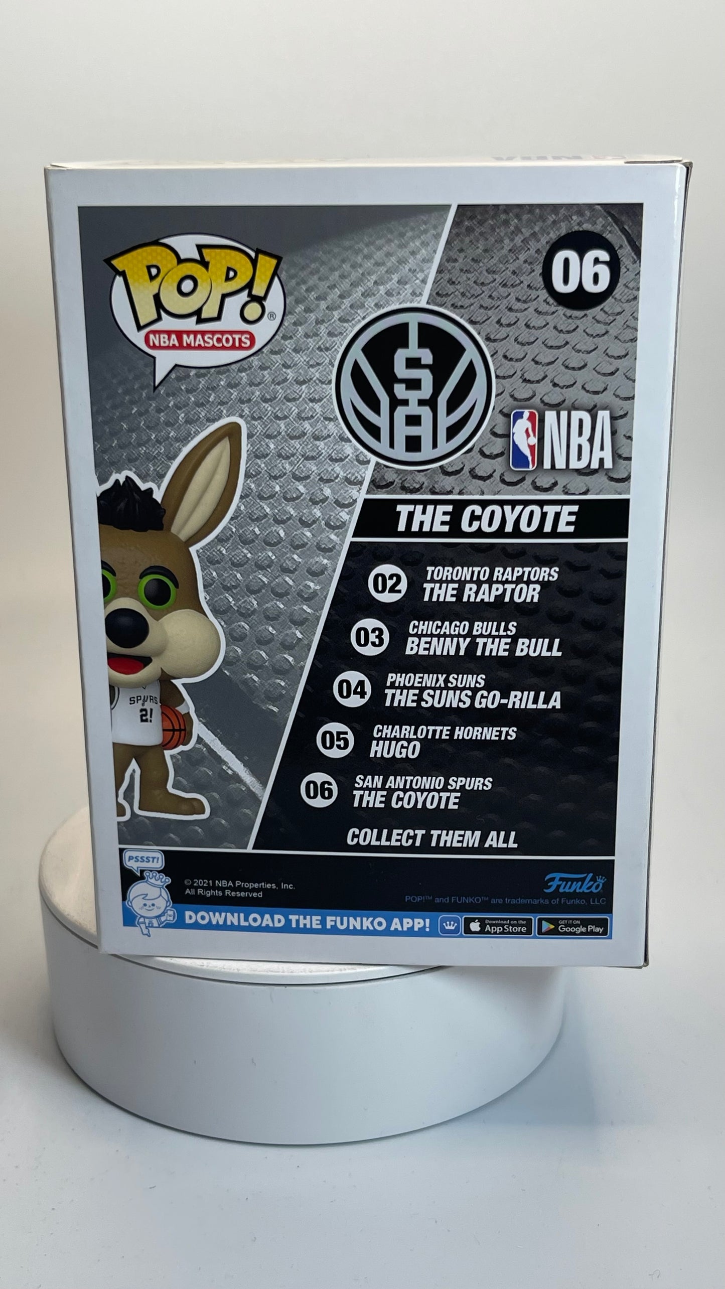 Funko Pop! NBA Mascots San Antonio Spurs The Coyote 06