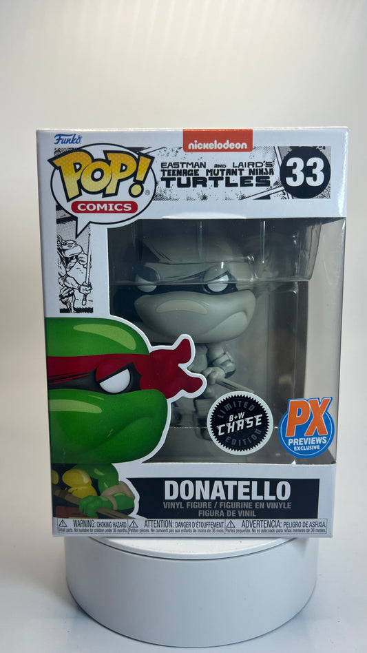 Funko Pop Comics Teenage Mutant Ninja Turtles Donatello PX Exclusive Chase 33