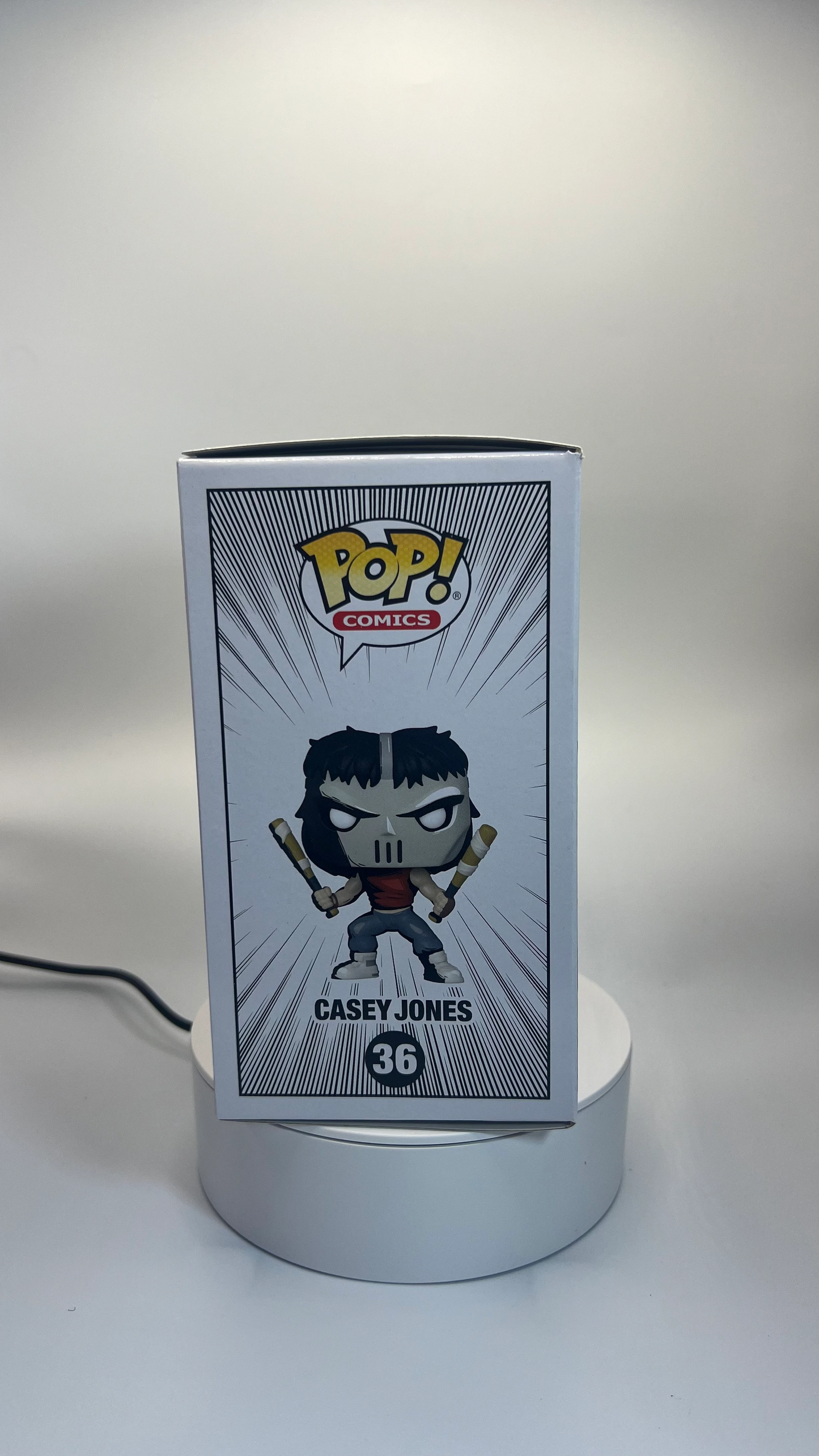 Funko Pop! Comics TMNT Casey Jones PX Vinyl Figure B&W Chase 36