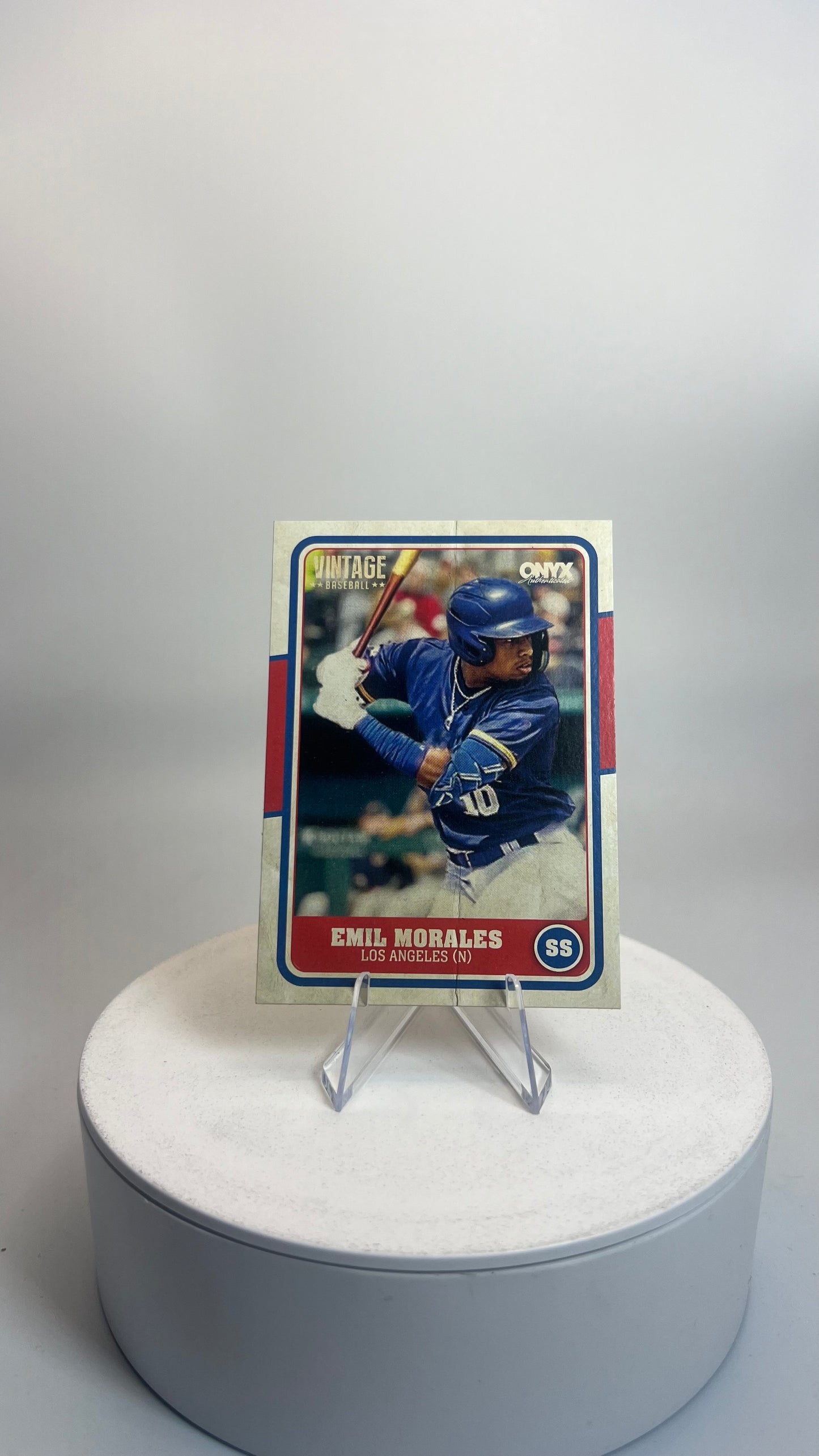 2025 Onyx Vintage Baseball Emil Morales #OVEMMO