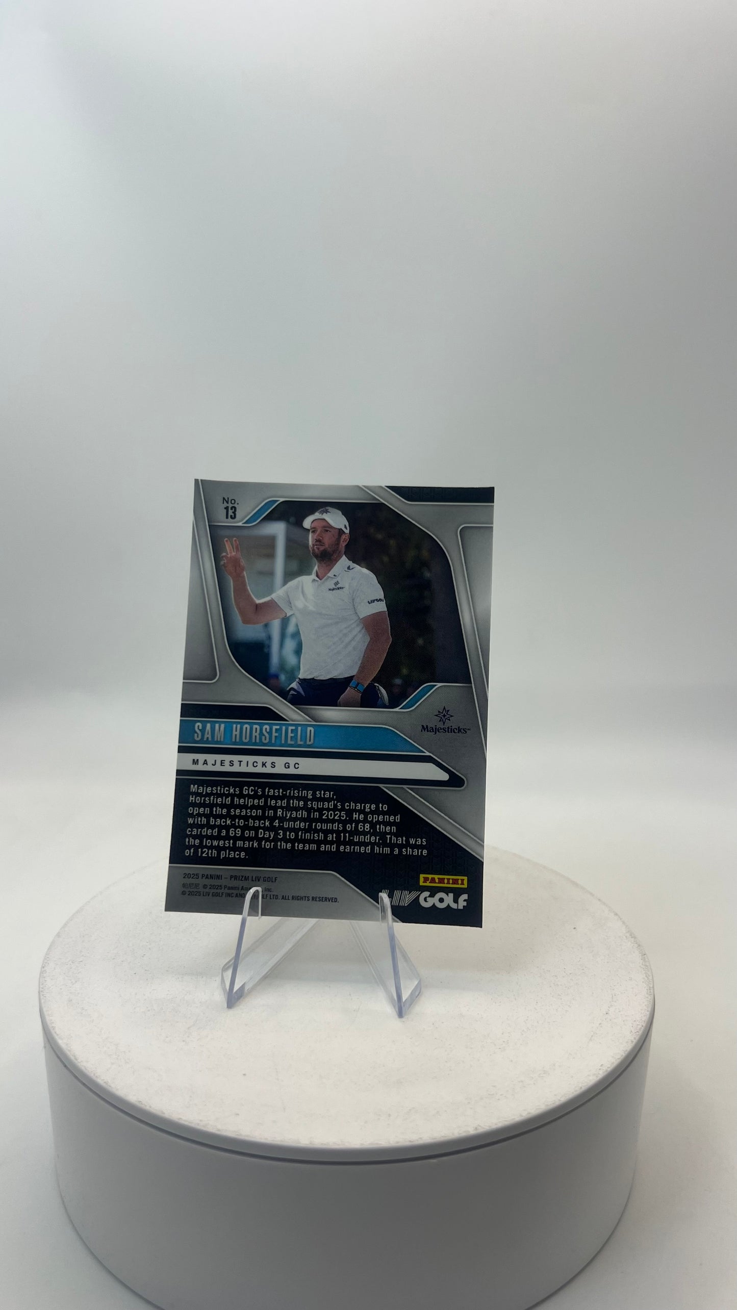 2025 Panini Prizm LIV Golf Sam Horsfield #13