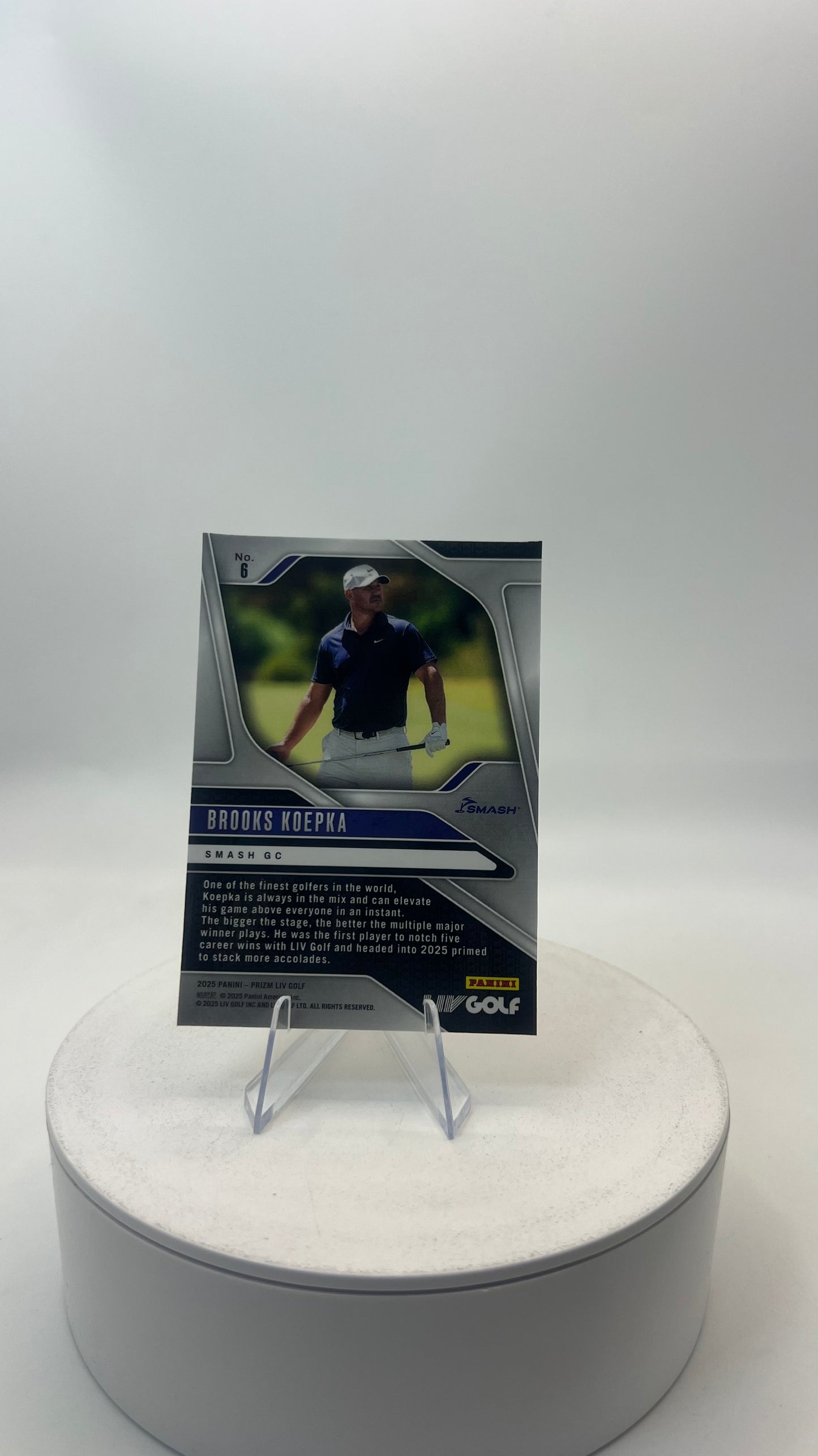 2025 Panini Prizm LIV Golf Brooks Koepka #6