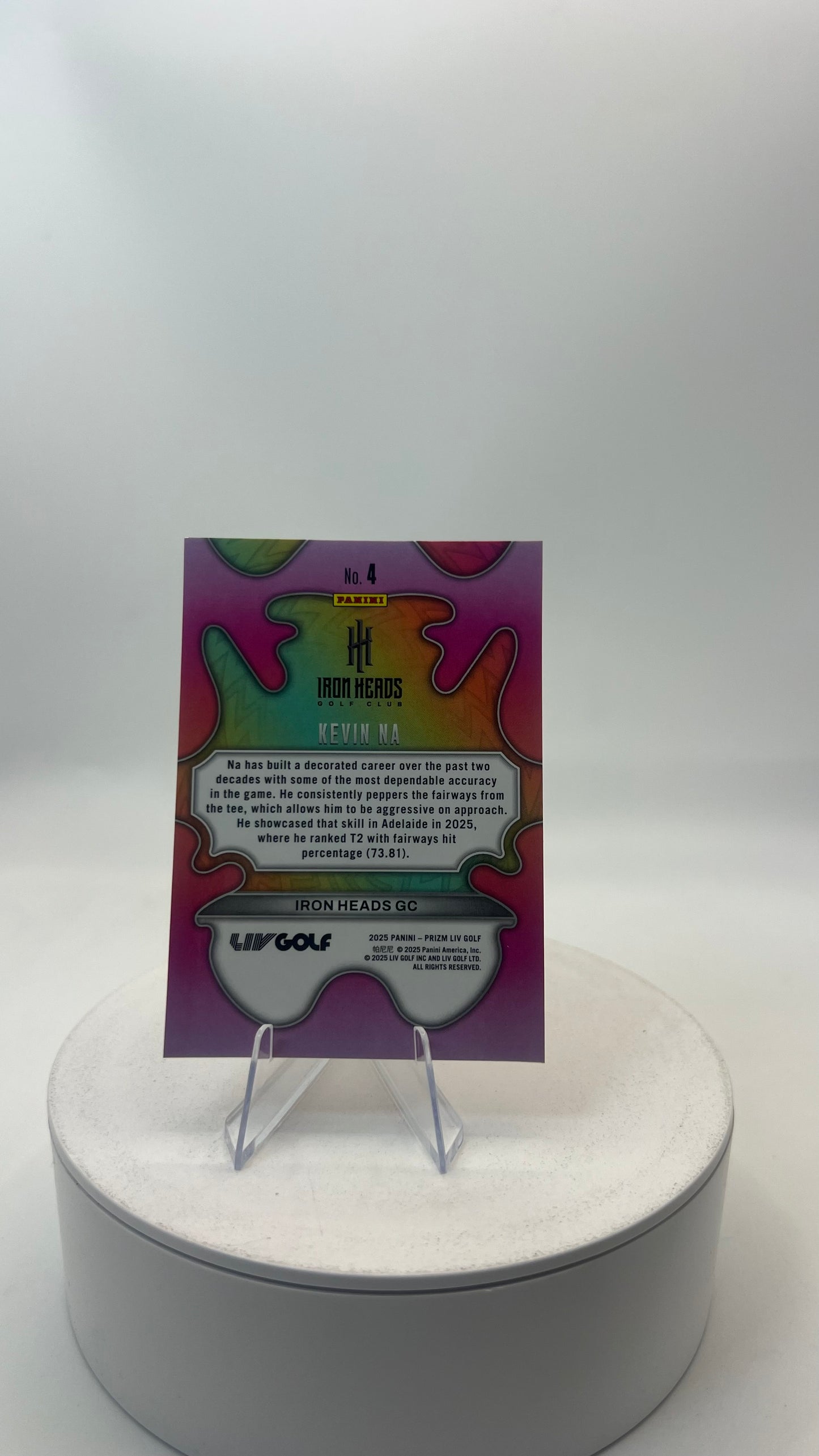 2025 Panini Prizm Liv Golf - Groovy Kevin Na #4