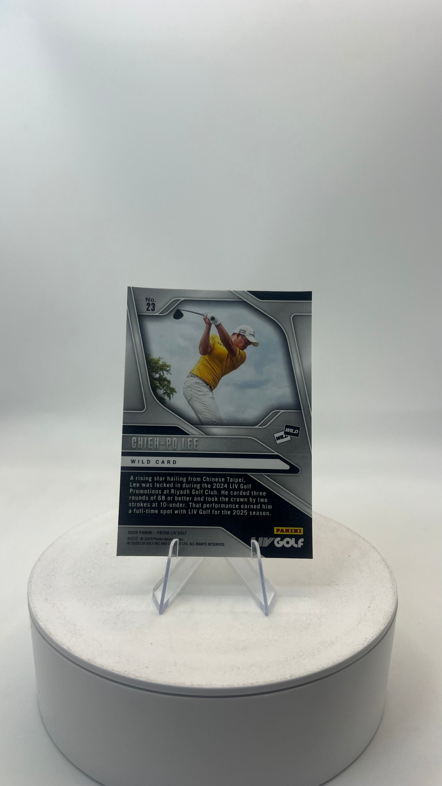 2025 Panini Prizm LIV Golf Chieh-Po Lee #23