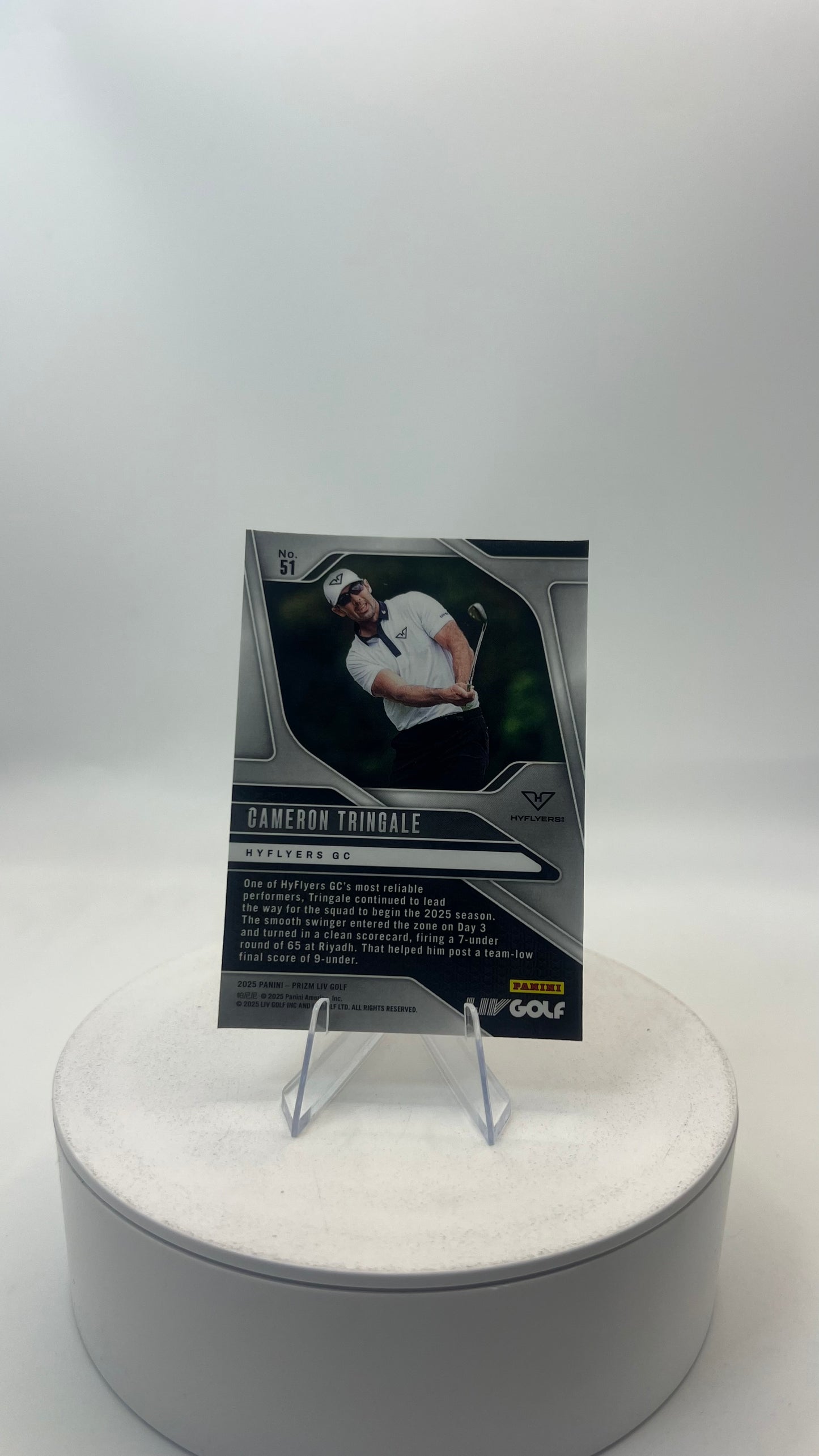 2025 Panini Prizm LIV Golf Cameron Tringale #51