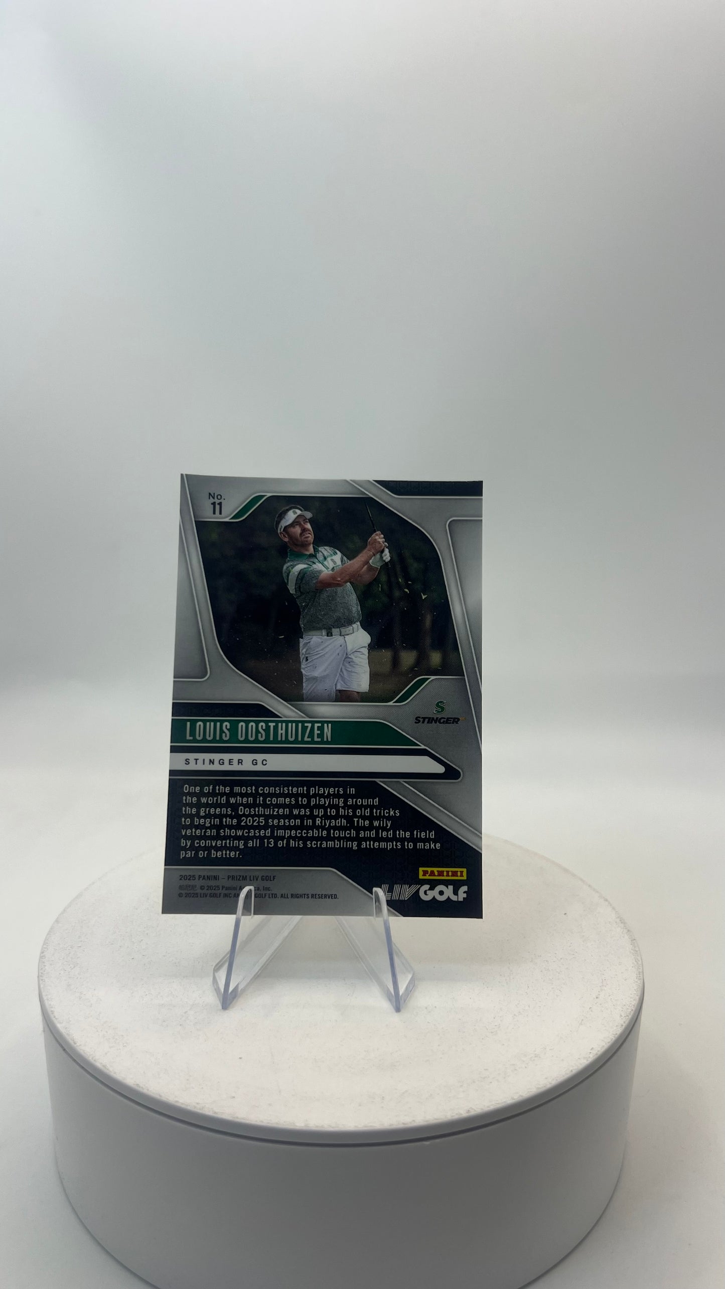 2025 Panini Prizm LIV Golf Louis Oosthuizen #11
