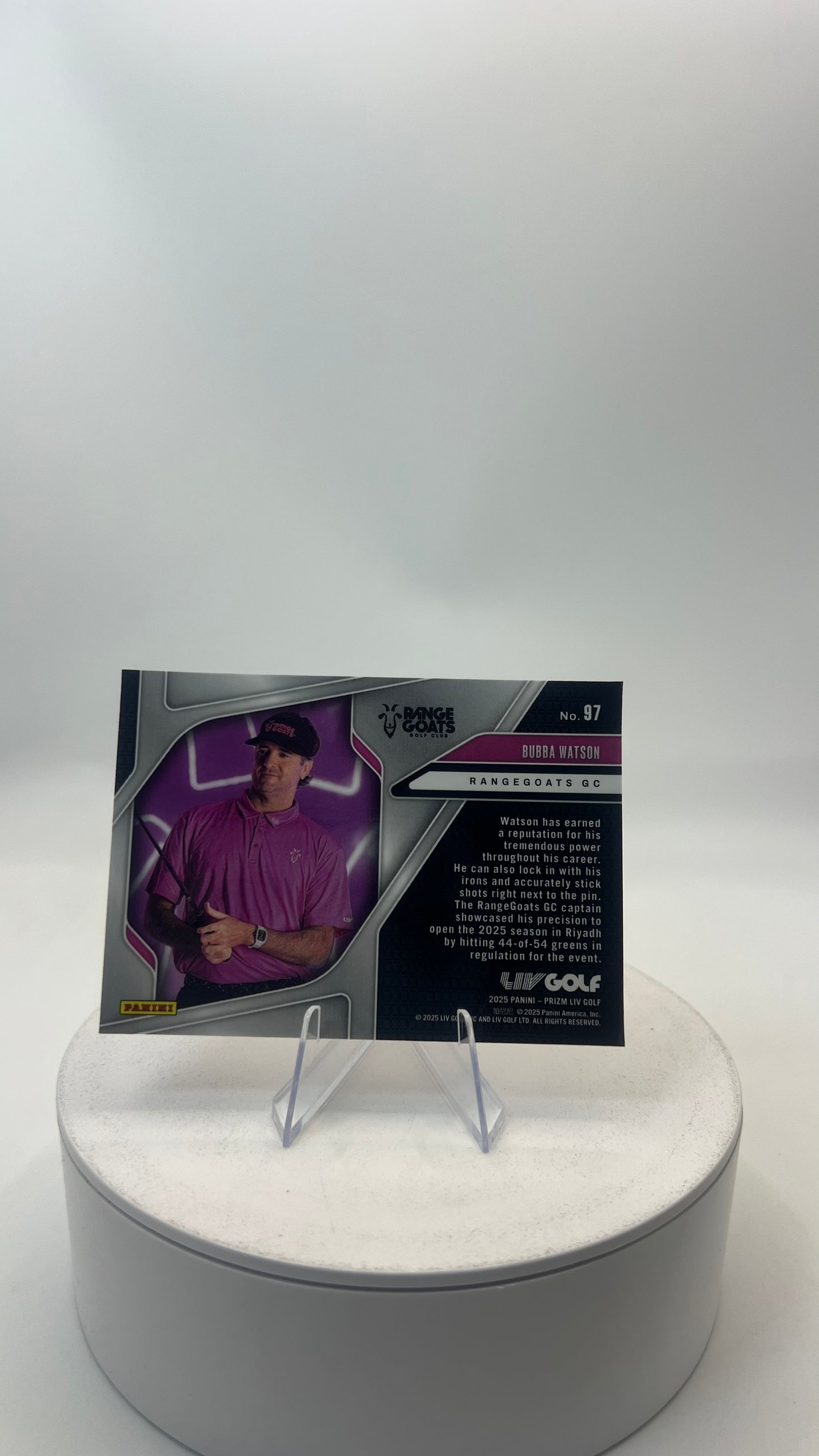 2025 Panini Prizm LIV Golf Bubba Watson #97