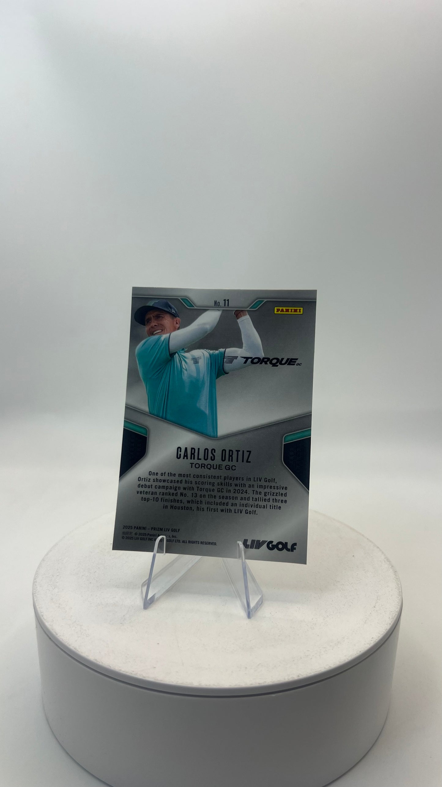 2025 Panini Prizm Liv Golf - Dominance Carlos Ortiz #11
