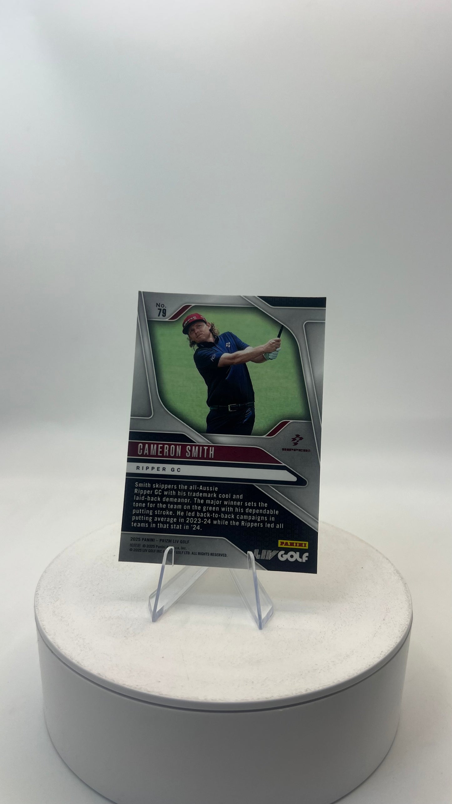 2025 Panini Prizm LIV Golf Cameron Smith #79