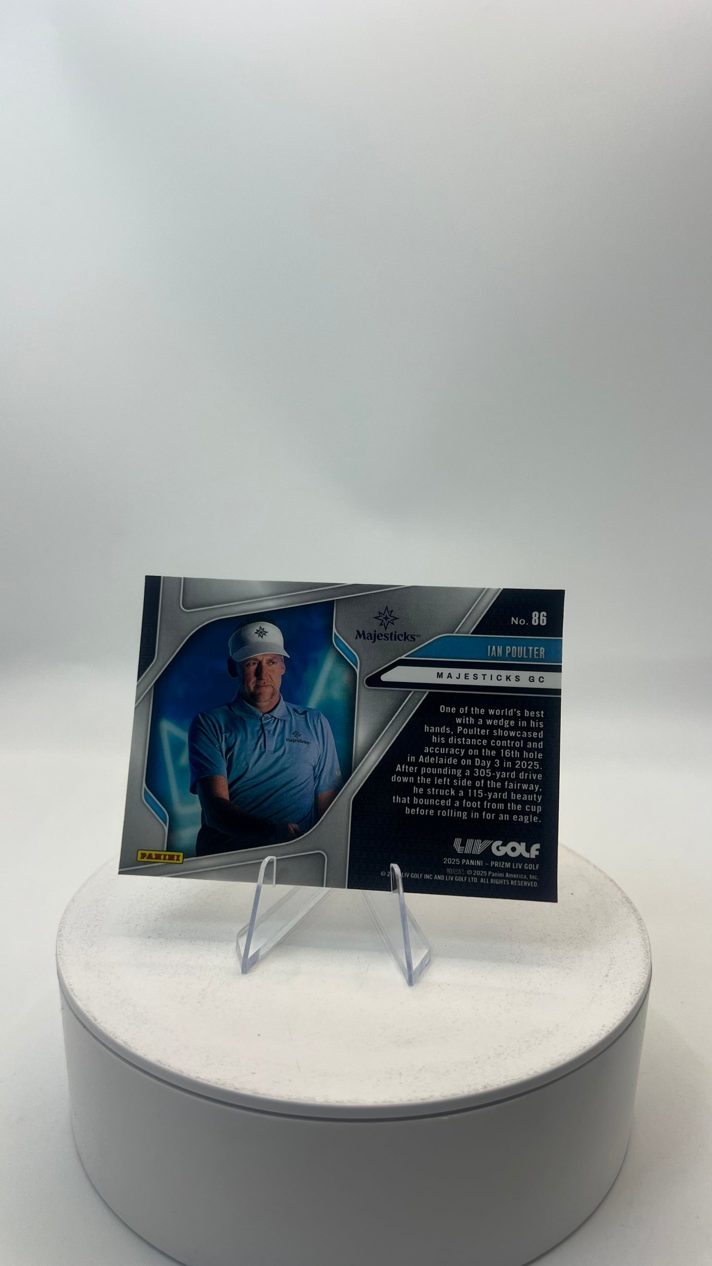 2025 Panini Prizm LIV Golf Ian Poulter #86