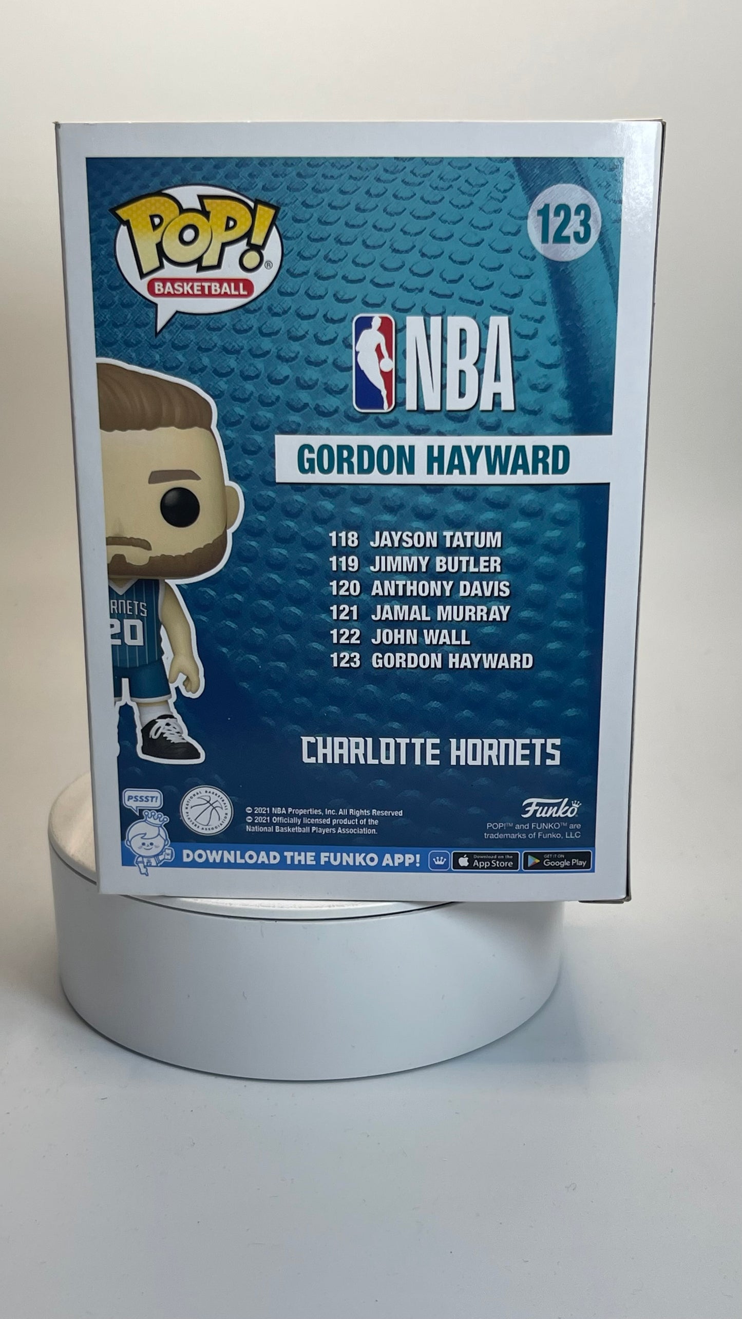 Funko Pop! Basketball Charlotte Hornets Gordon Hayward 123