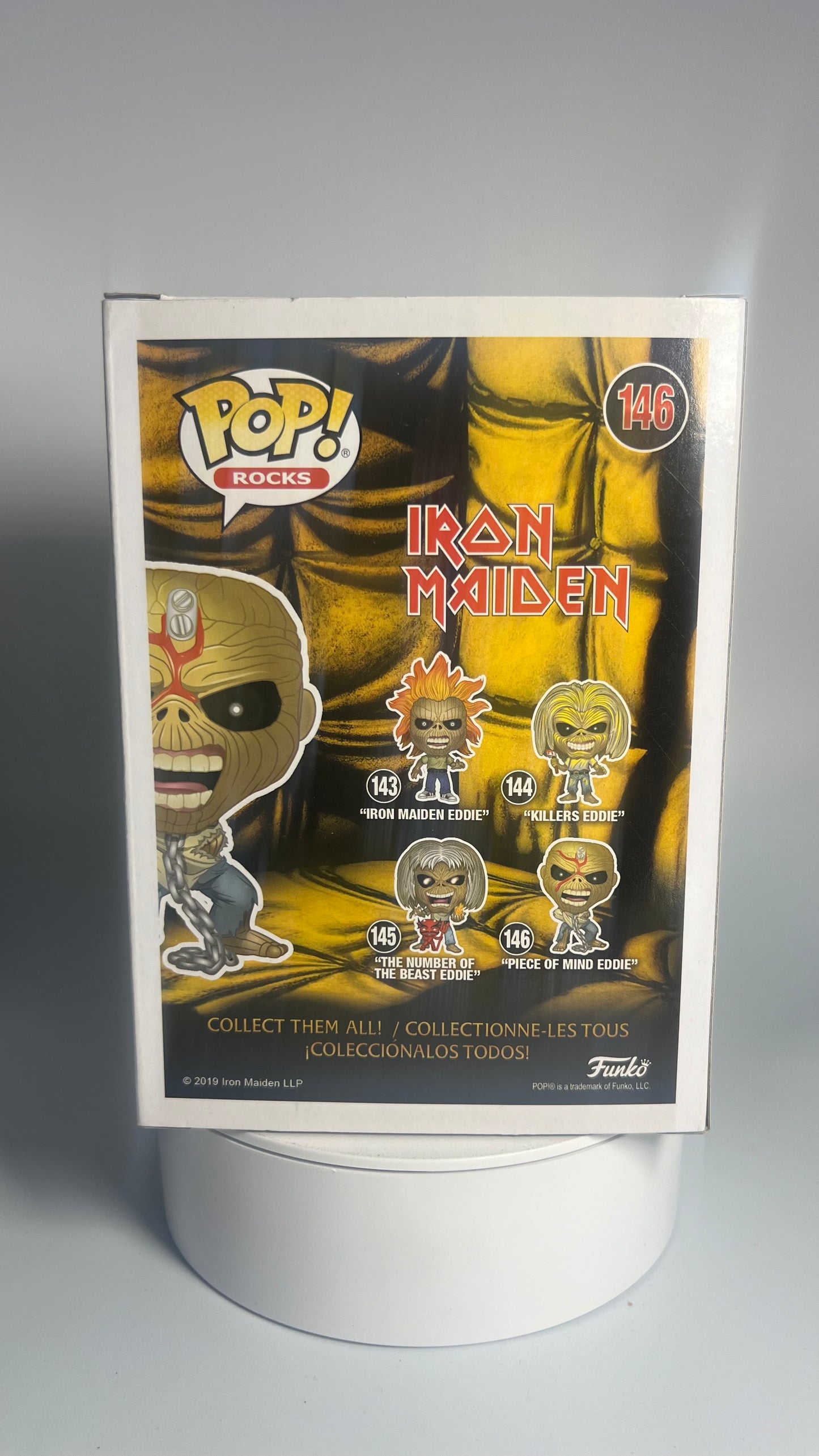 Funko Pop Rocks Iron Maiden "Piece Of Mind Eddie" 146