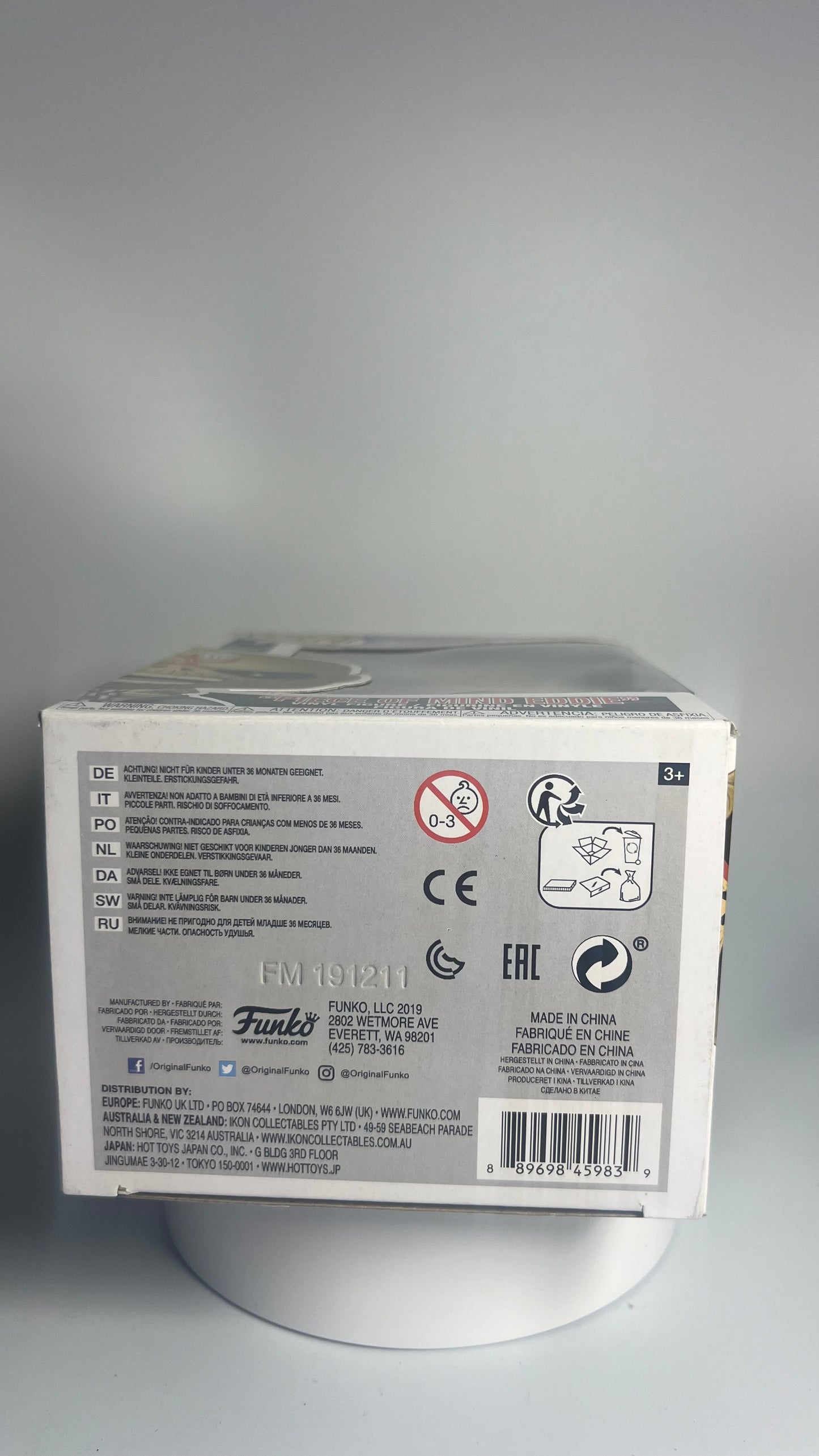 Funko Pop Rocks Iron Maiden "Piece Of Mind Eddie" 146