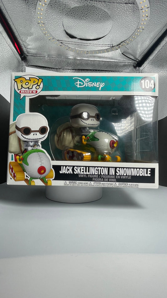 Funko Pop Rides Disney Nightmare Before Christmas Jack Skellington In Snowmobile 104
