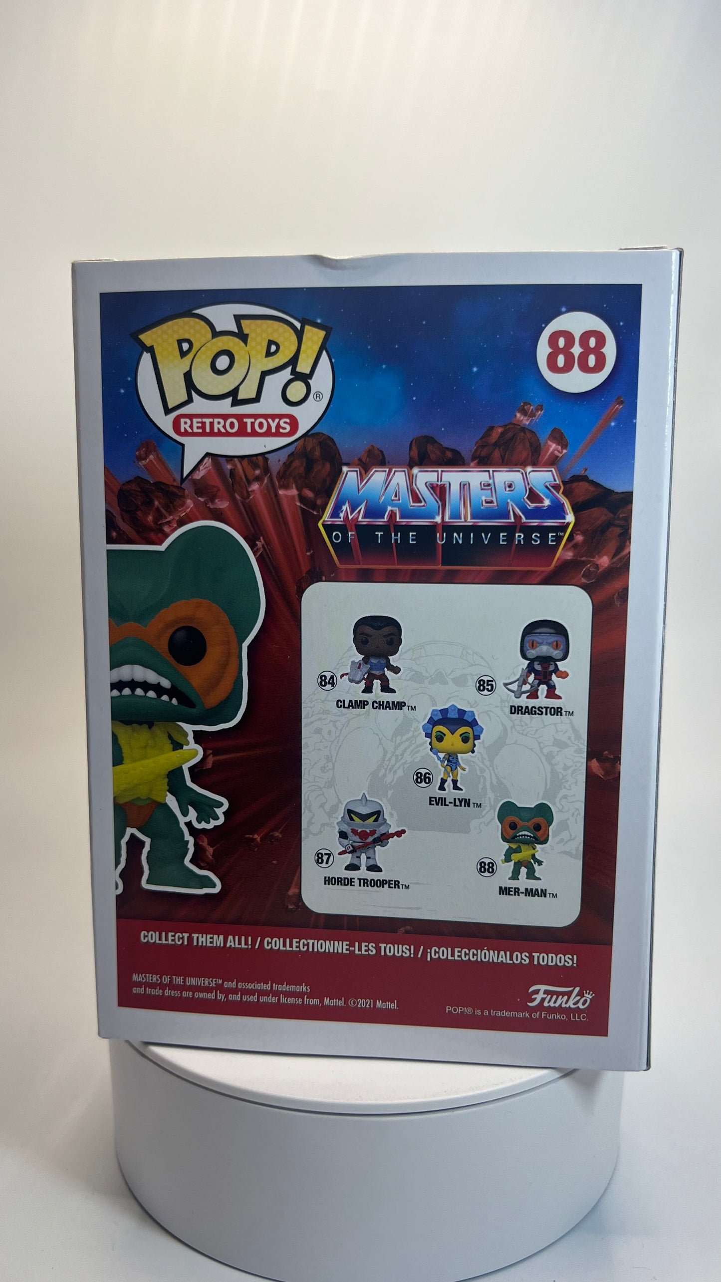 Funko Pop Retro Toys Masters Of The Universe Mer-Man 88
