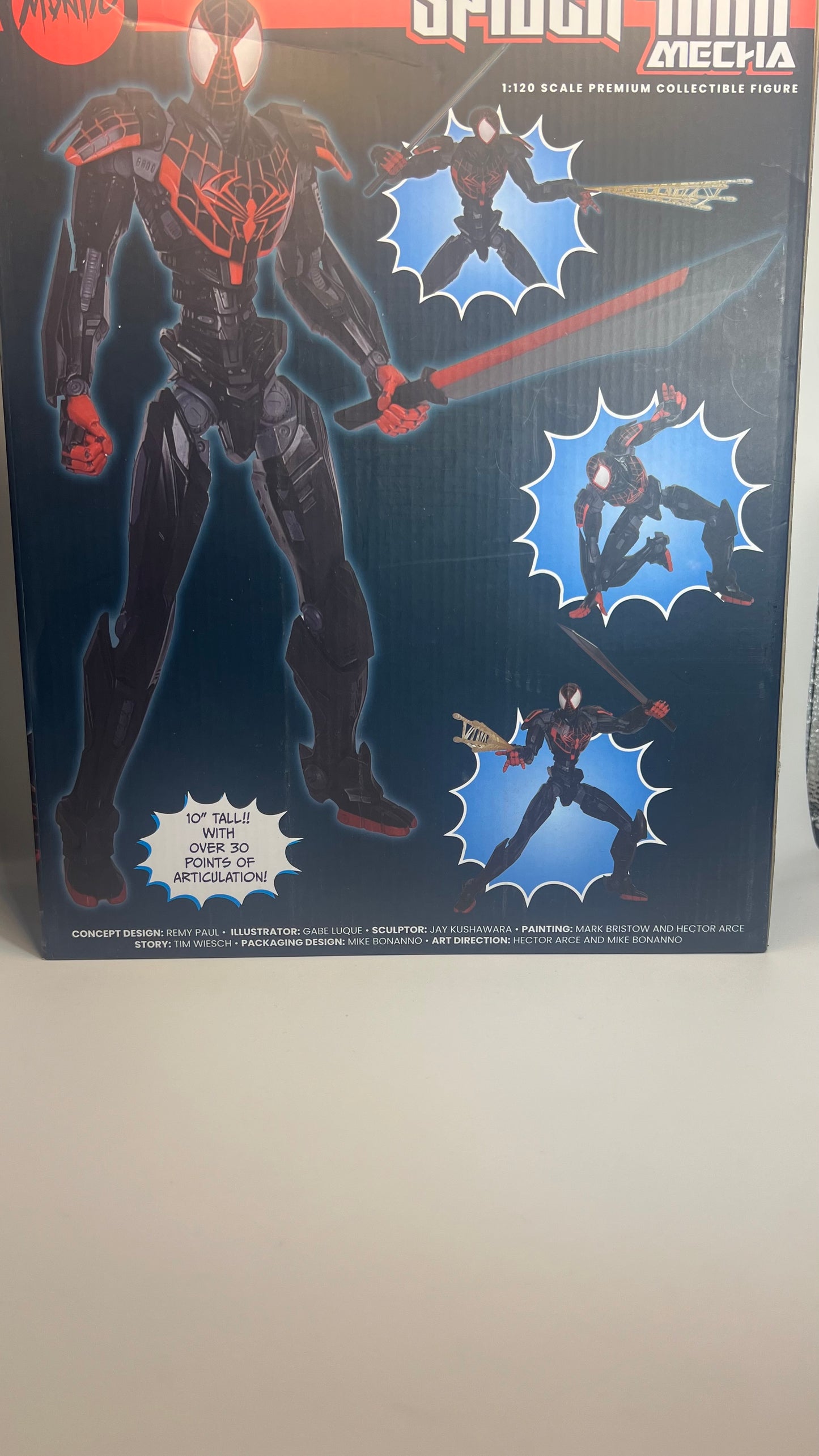Mondo Marvel Spider-Man Mecha 1:120 Scale Premium Collectible Figure Px Previews