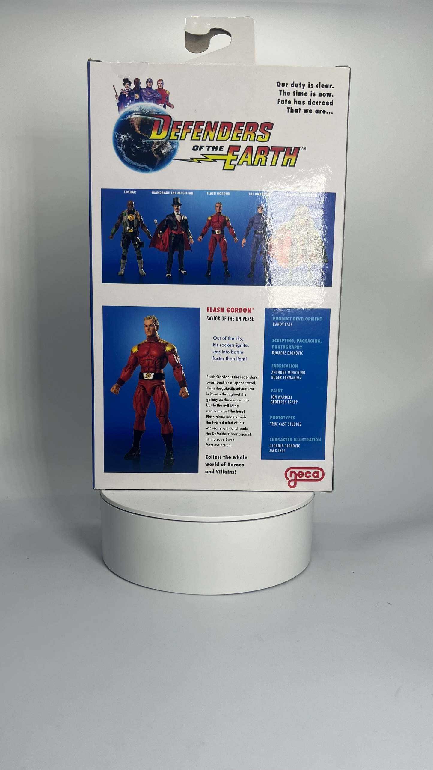 NECA Defenders of the Earth Flash Gordon Savior of the Universe 7" Action Figure