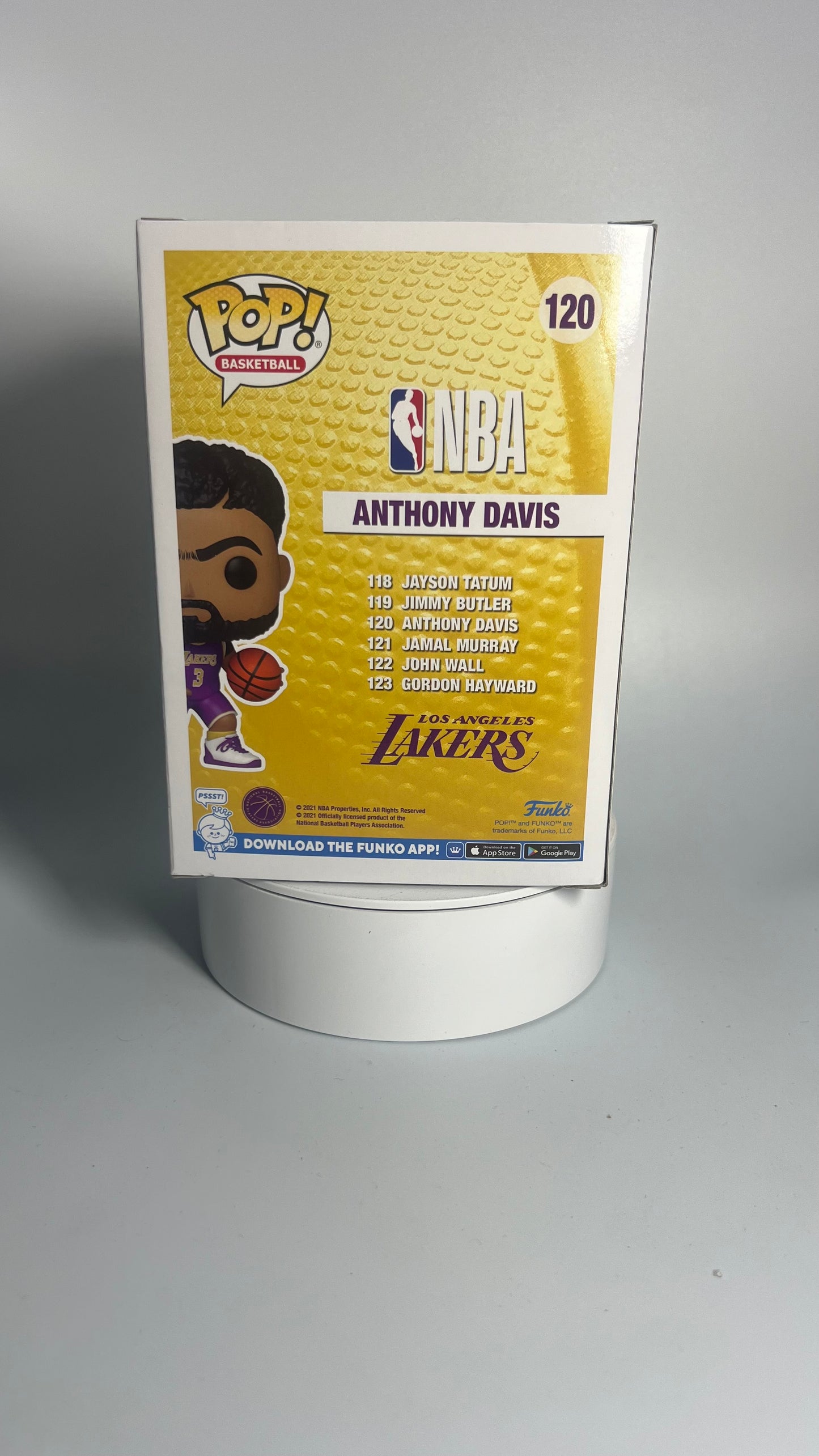 Funko Pop Basketball Los Angeles Lakers Anthony Davis 120