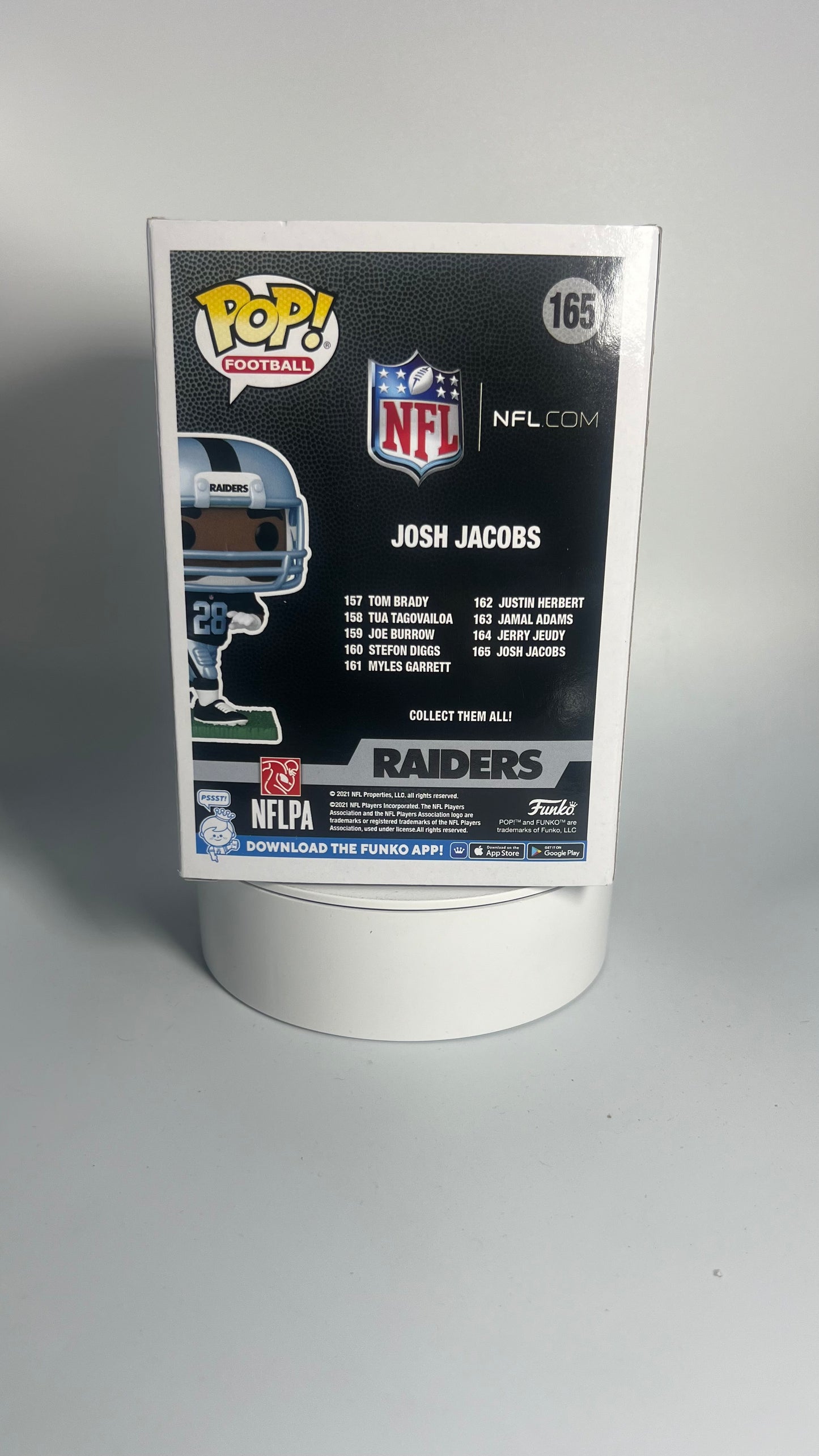 Funko Pop! Football Raiders Josh Jacobs 165