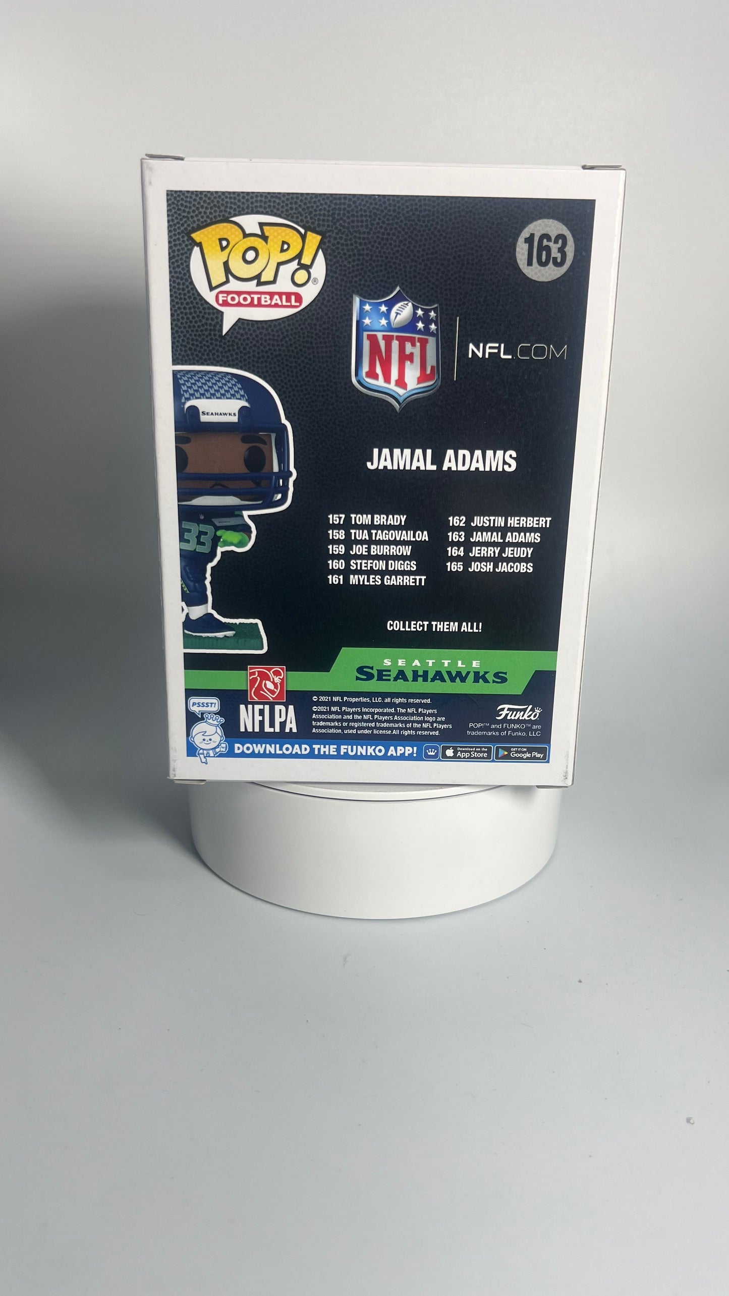 Funko Pop Football Seattle Seahawks Jamal Adams 163