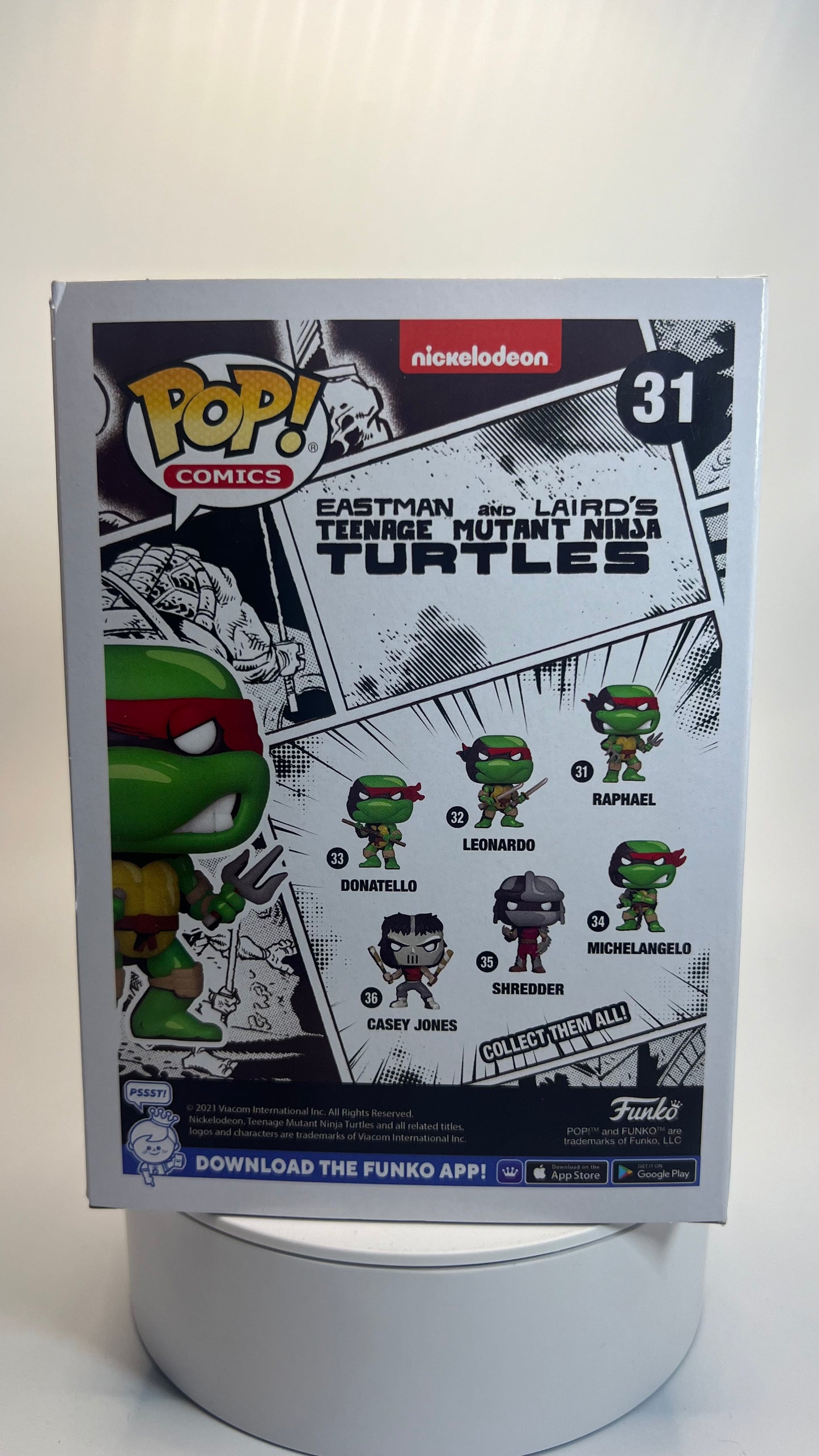 Funko Pop Comics Teenage Mutant Ninja Turtles Raphael PX Exclusive 31