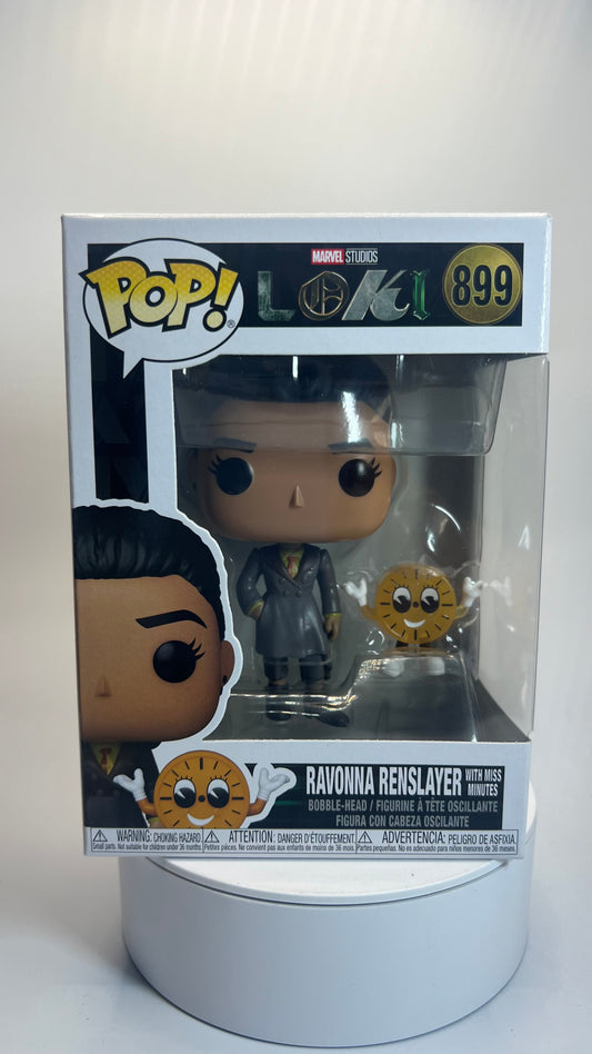 Funko Pop Marvel Studios Loki Ravonna Renslayer With Miss Minutes 899