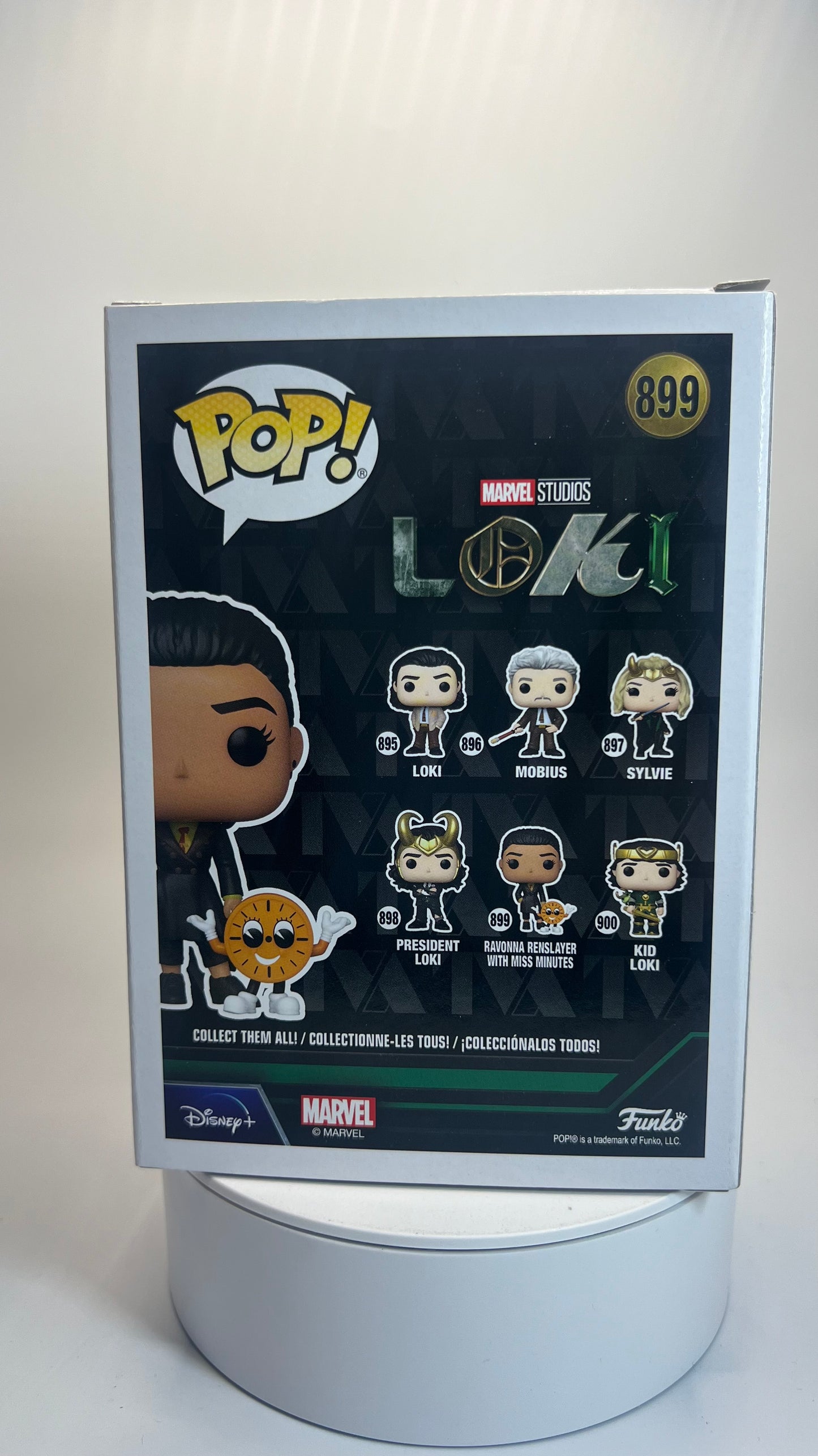 Funko Pop Marvel Studios Loki Ravonna Renslayer With Miss Minutes 899
