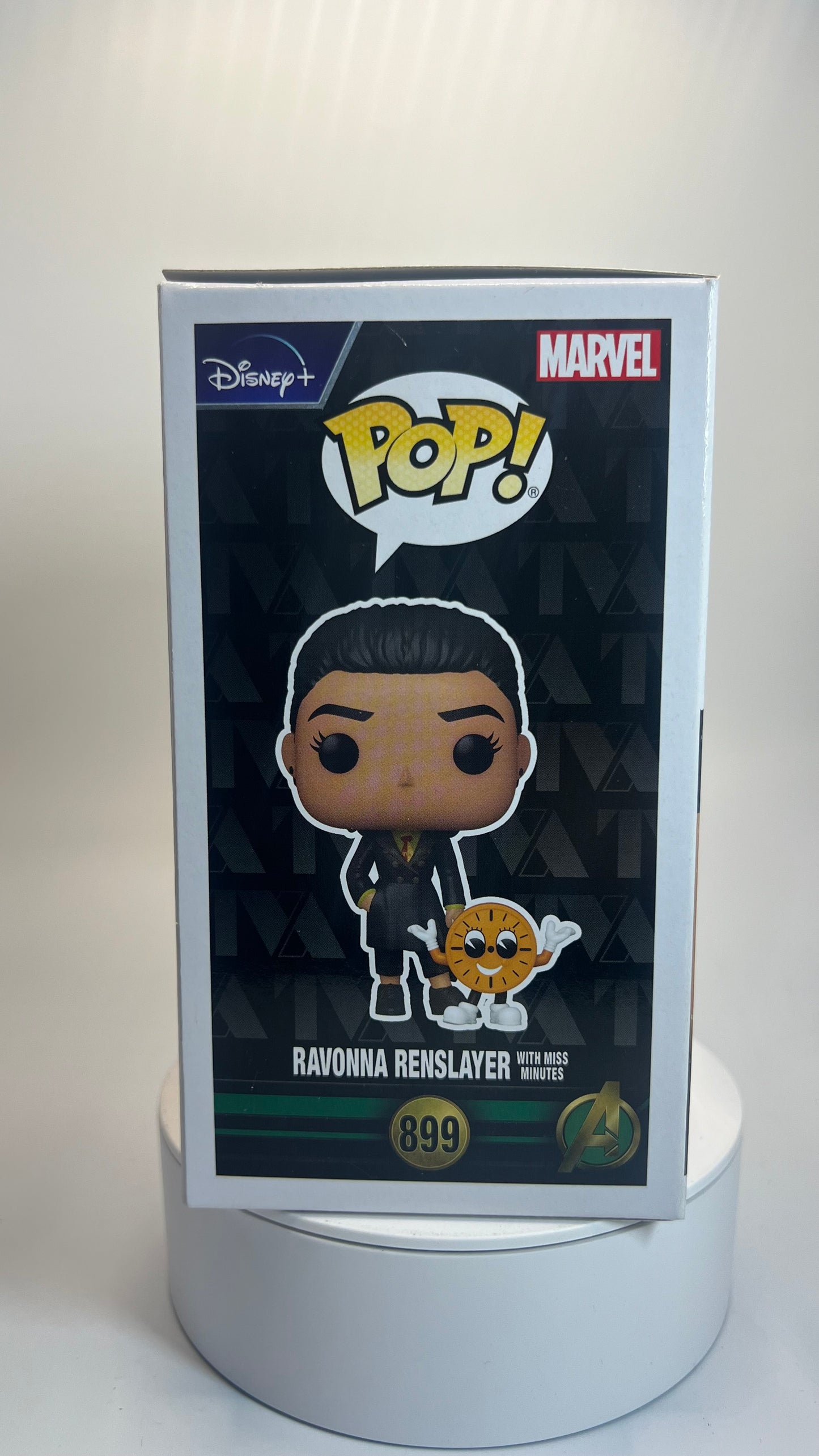Funko Pop Marvel Studios Loki Ravonna Renslayer With Miss Minutes 899