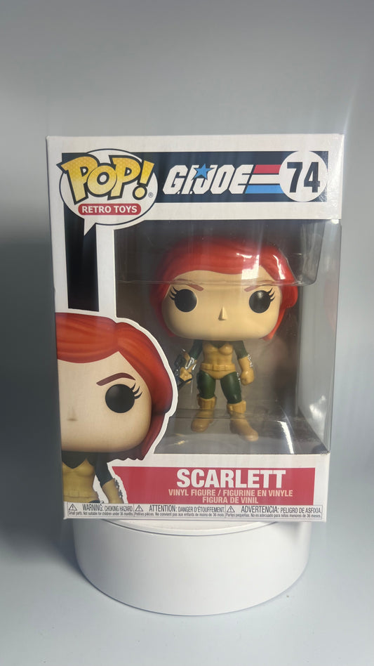 Funko Pop Retro Toys G.I. Joe Scarlett 74