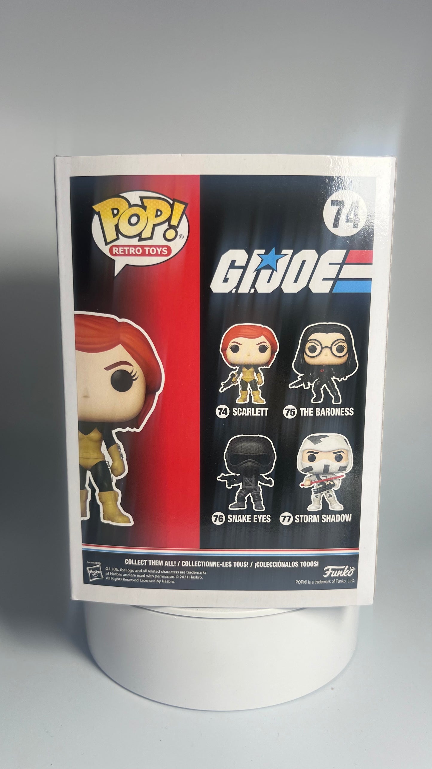Funko Pop Retro Toys G.I. Joe Scarlett 74