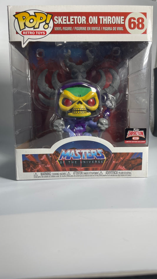 Funko Pop Retro Toys Masters Of The Universe Skeletor On Throne Target Con Exclusive 68