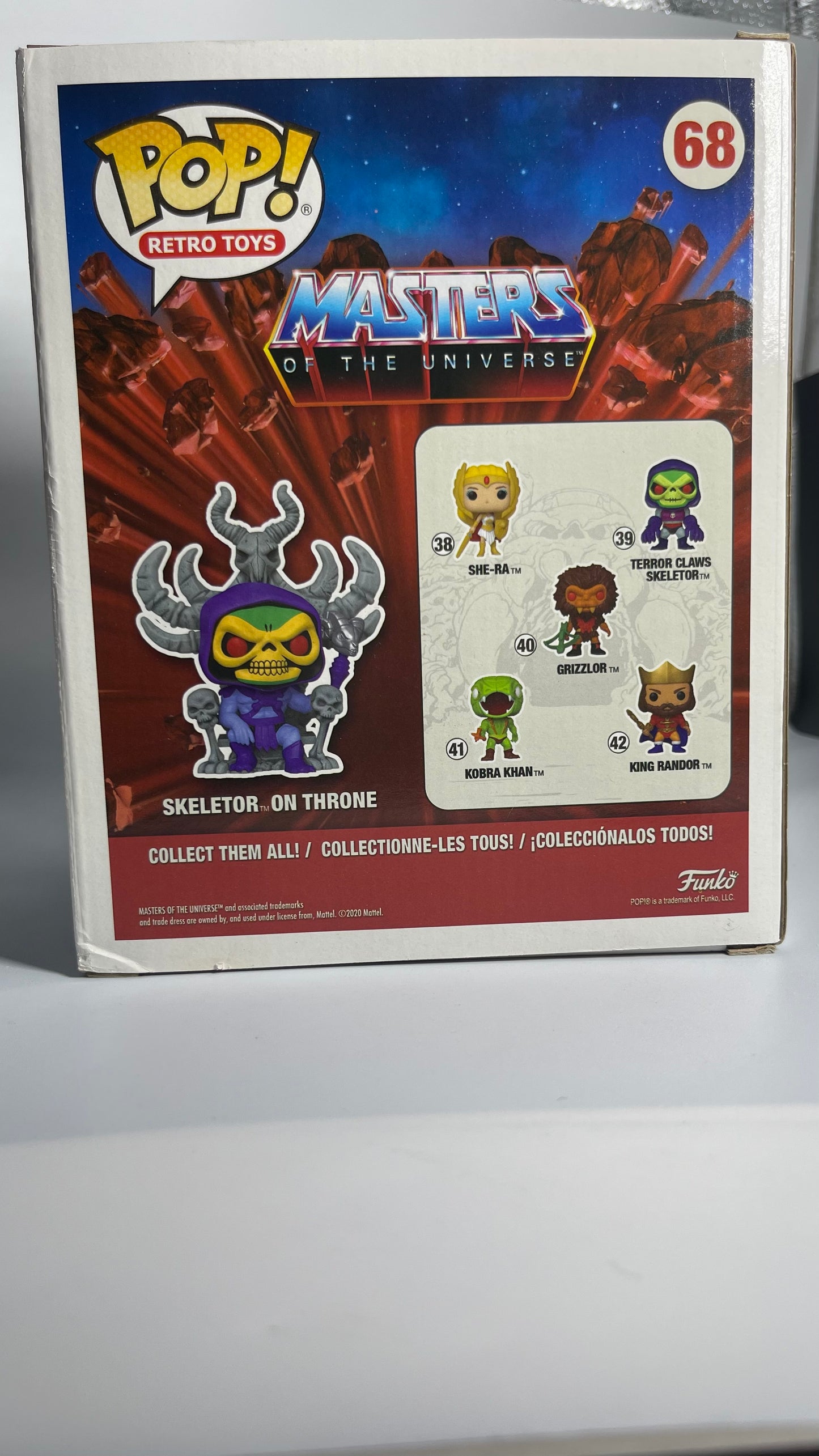 Funko Pop Retro Toys Masters Of The Universe Skeletor On Throne Target Con Exclusive 68