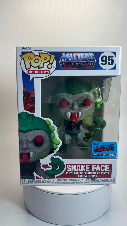 Funko Pop Retro Toys Masters Of The Universe Snake Face NYCC Exclusive 95