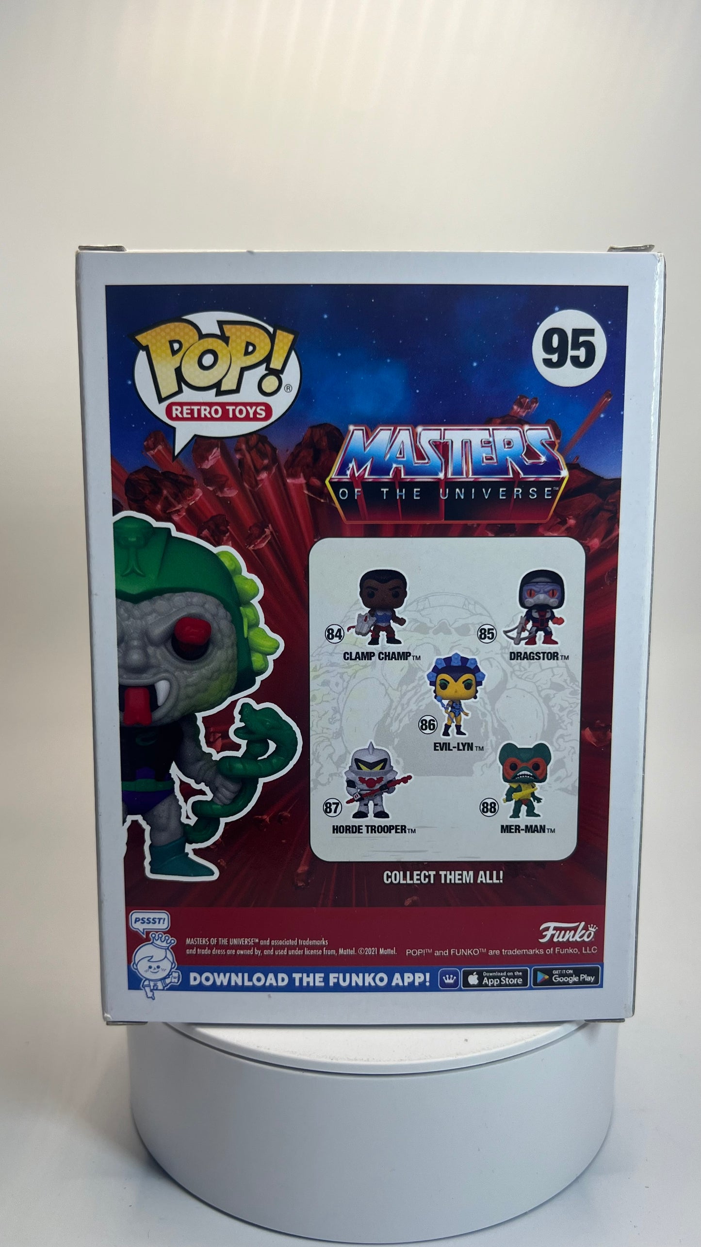 Funko Pop Retro Toys Masters Of The Universe Snake Face NYCC Exclusive 95
