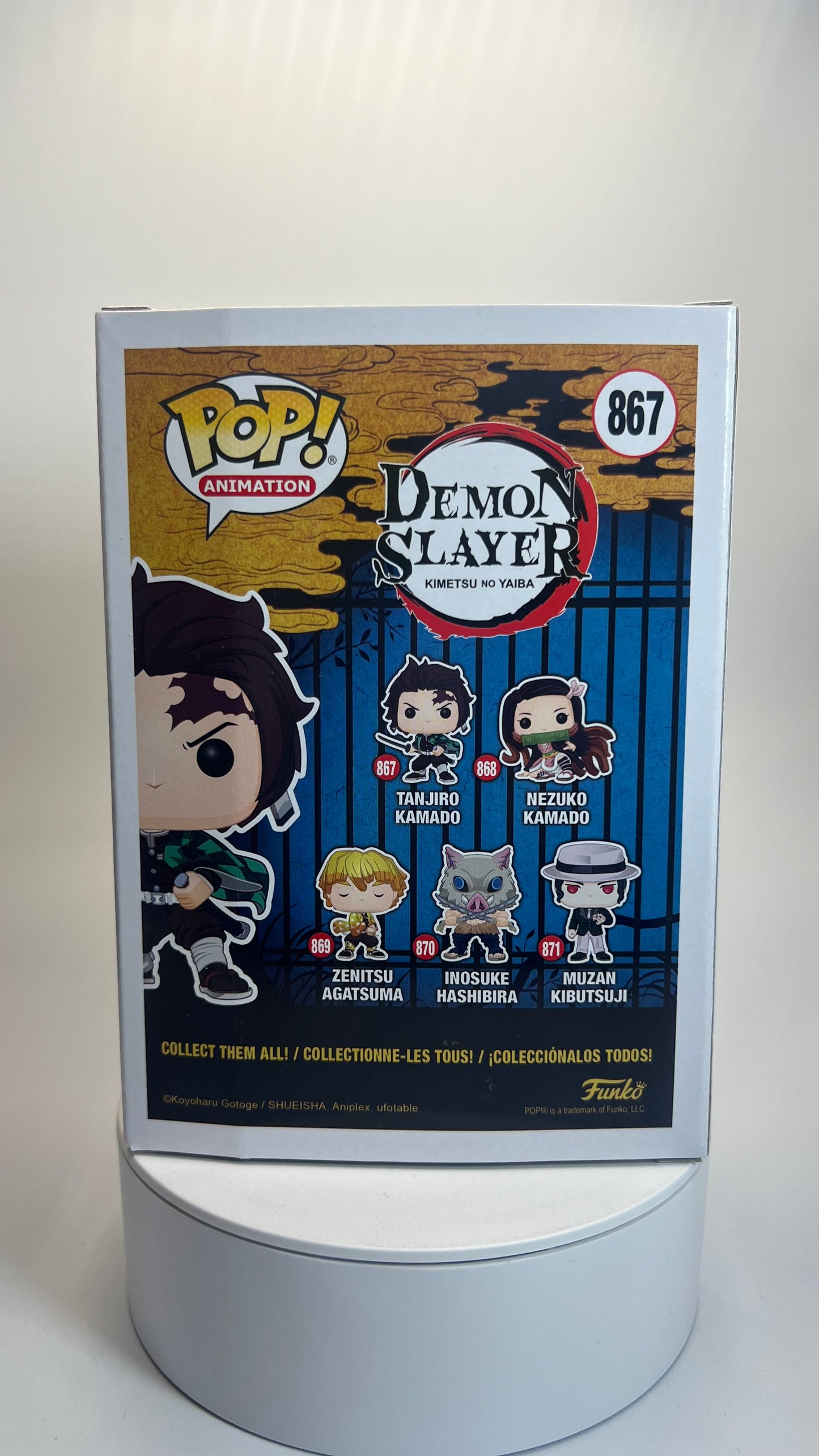 Funko Pop Animation Demon Slayer Tanjiro Kamado 867