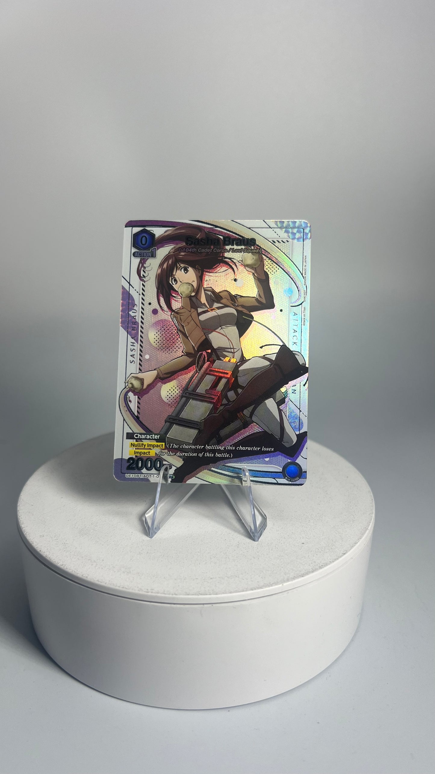 Union Arena UE10BT: Attack on Titan Sasha Braus (017) (U*) UE10BT/AOT-1-017 Uncommon 1-Star