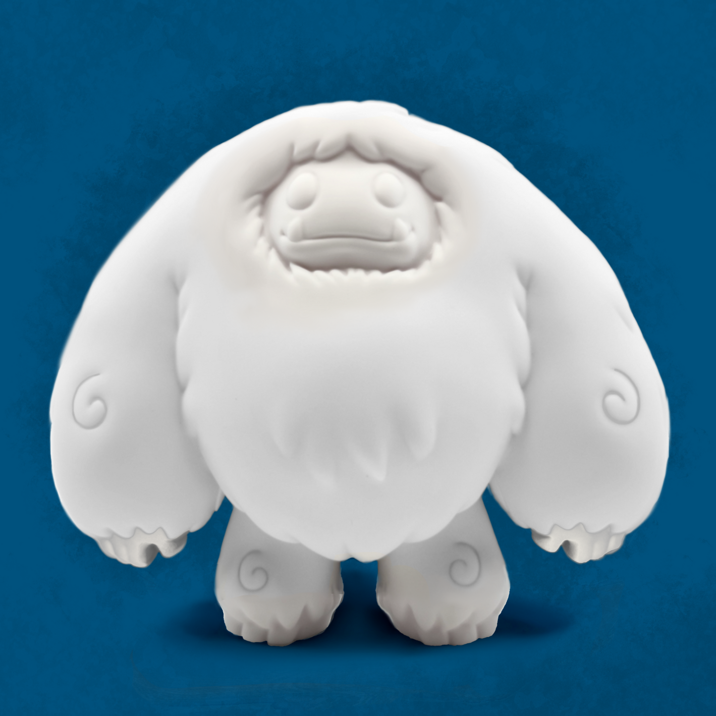Abominable Toys Chomp - All White Blank Edition