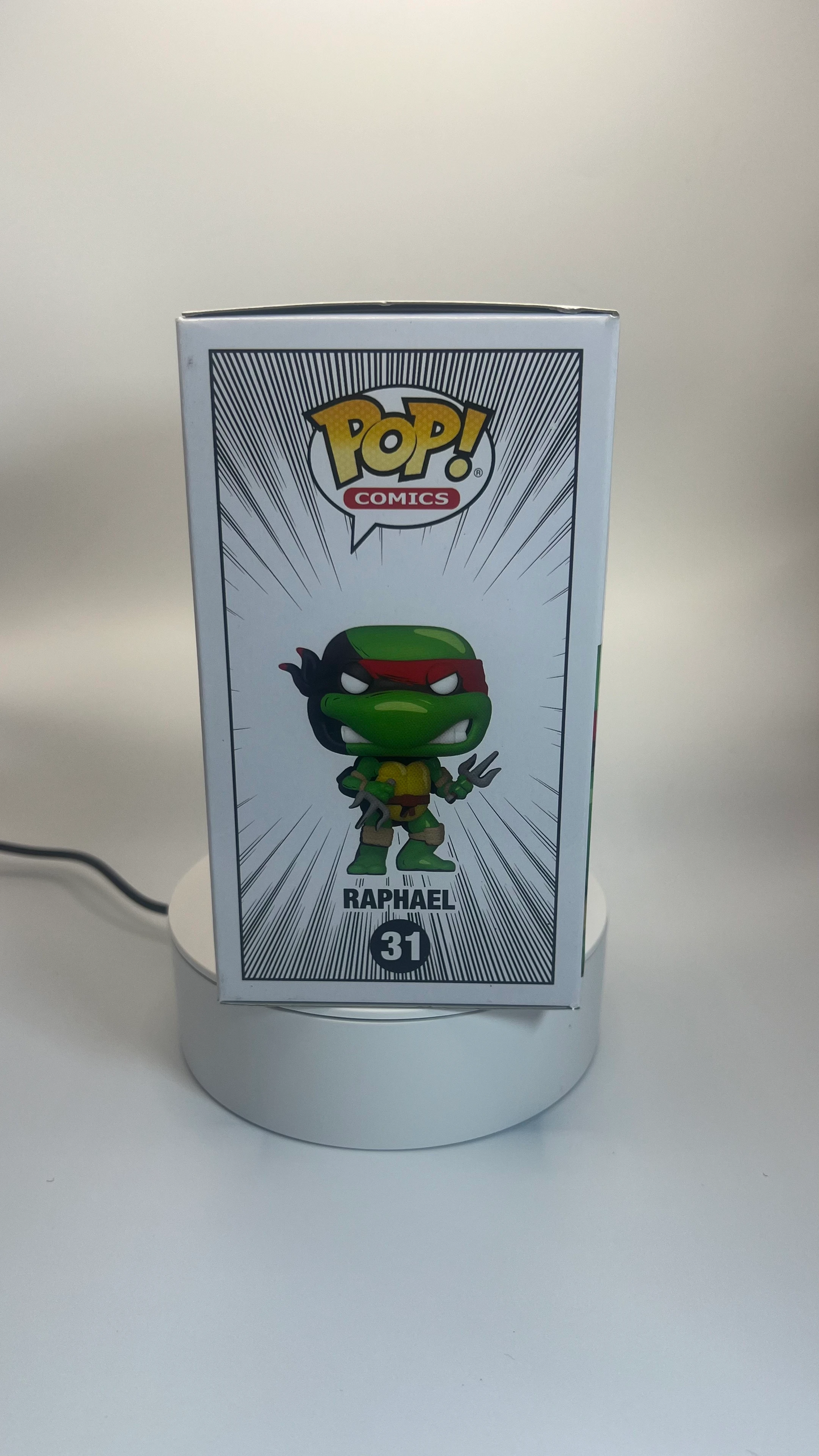 Funko Pop! Comics TMNT Raphael PX Vinyl Figure B&W Chase 31
