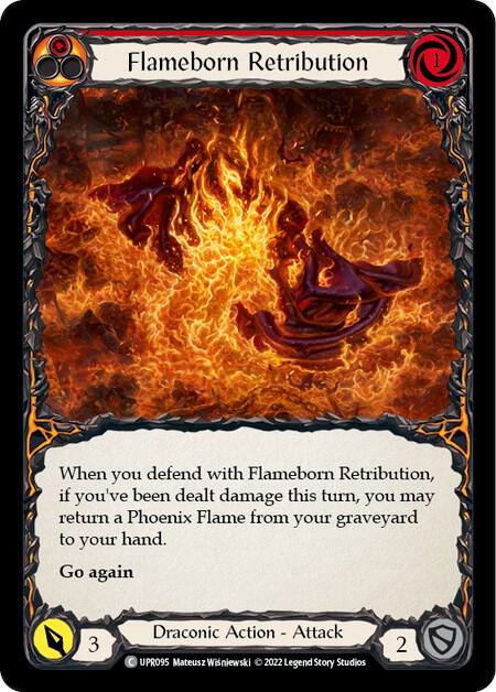 Flesh & Blood TCG Uprising Flameborn Retribution UPR095 Common Near Mint Rainbow Foil