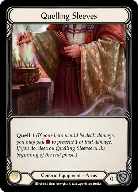 Flesh & Blood TCG Uprising Quelling Sleeves UPR185 Common Near Mint