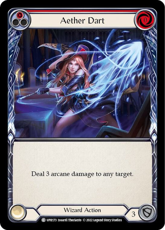 Flesh & Blood TCG Uprising Aether Dart (Red) UPR173 Common Rainbow Foil