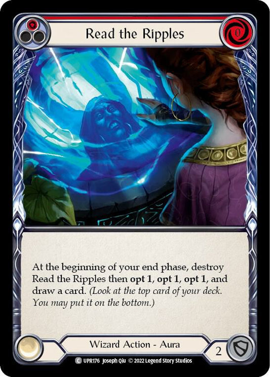 Flesh & Blood TCG Uprising Read the Ripples (Red) UPR176 Common Rainbow Foil