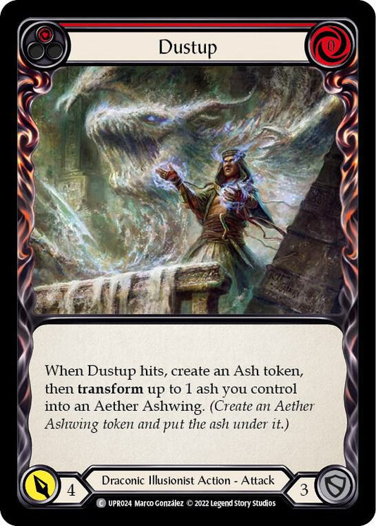 Flesh & Blood TCG Uprising Dustup (Red) UPR024 Common Near Mint Rainbow Foil