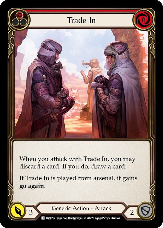 Flesh & Blood TCG Uprising Trade In (Red) UPR212 Common Near Mint Rainbow Foil