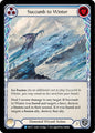 Flesh & Blood TCG Uprising Succumb to Winter (Blue) UPR112 Rare Near Mint Rainbow Foil