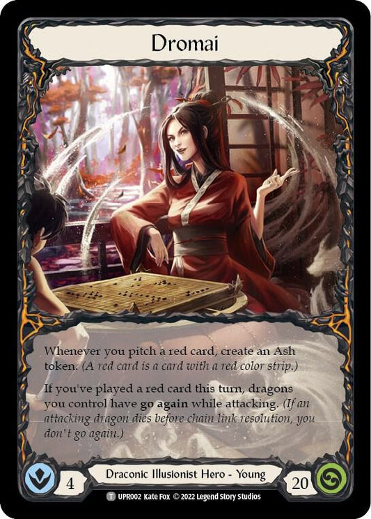 Flesh & Blood TCG Uprising Dromai // Waning Moon UPR002 // UPR165 Token