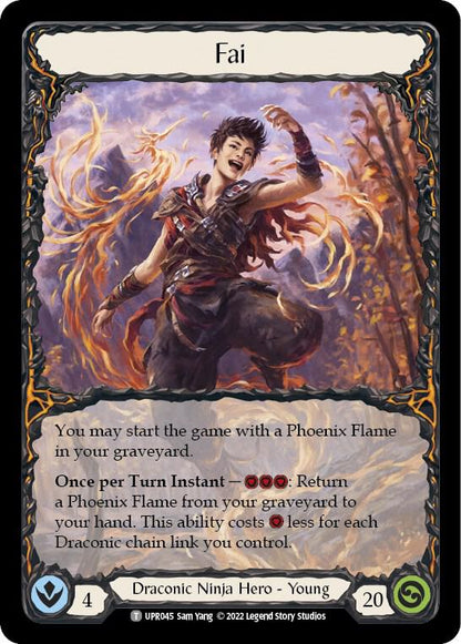 Flesh & Blood TCG Uprising Fai // Storm of Sandikai UPR045 // UPR003 Token