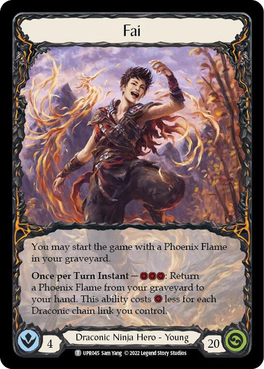 Flesh & Blood TCG Uprising Fai // Storm of Sandikai UPR045 // UPR003 Token