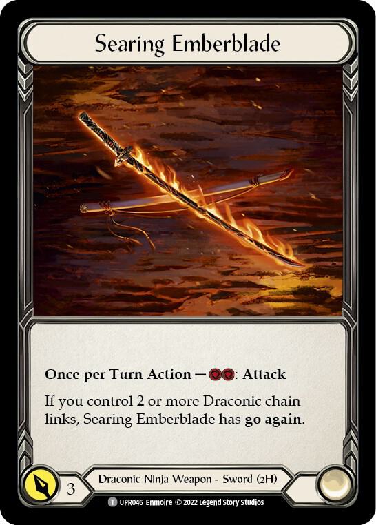 Flesh & Blood TCG Uprising Iyslander // Searing Emberblade UPR103 // UPR046 Token