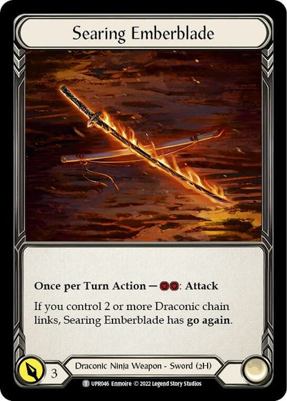 Flesh & Blood TCG Uprising Iyslander // Searing Emberblade UPR103 // UPR046 Token